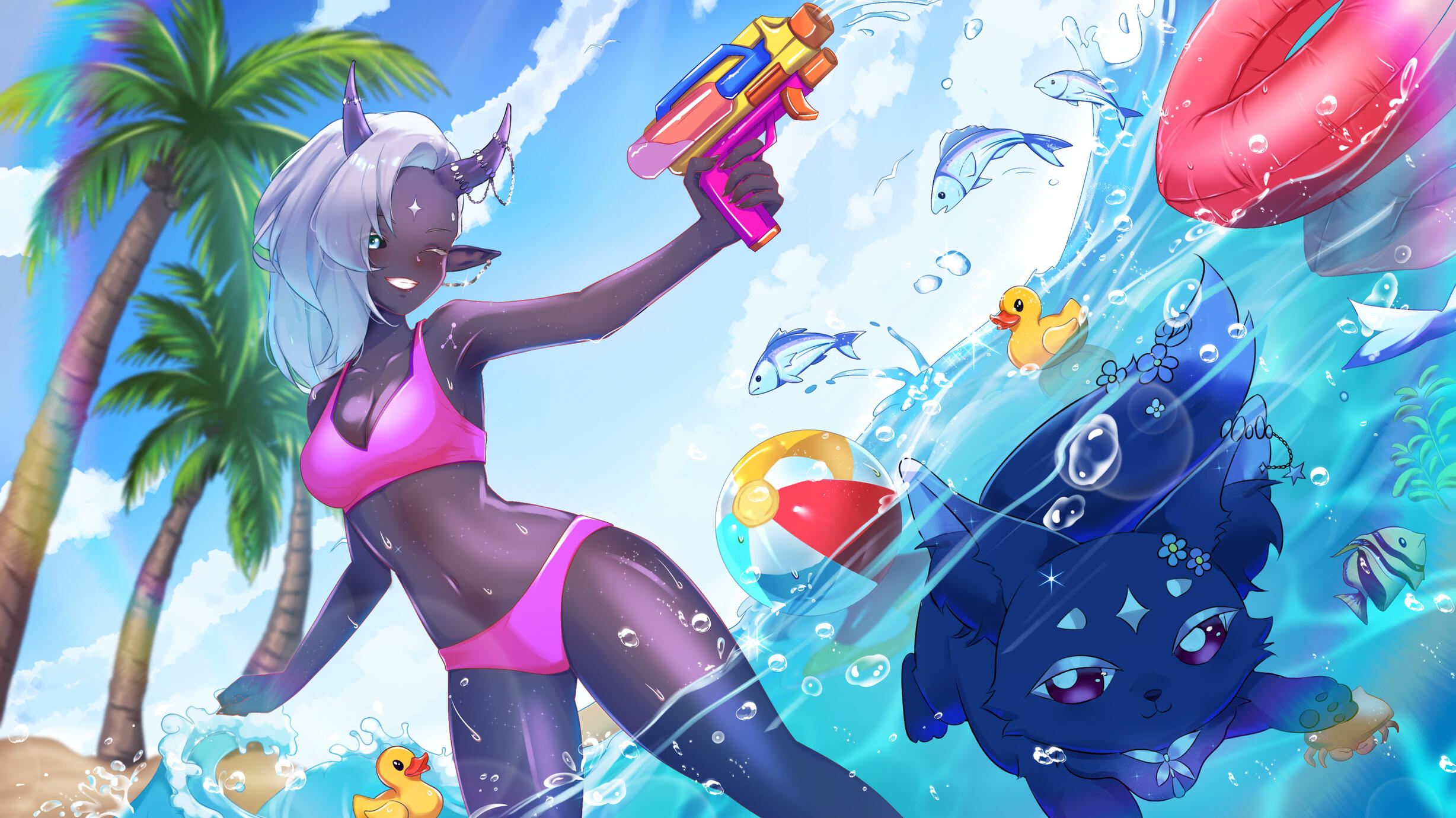 Beach Fun by Mugen