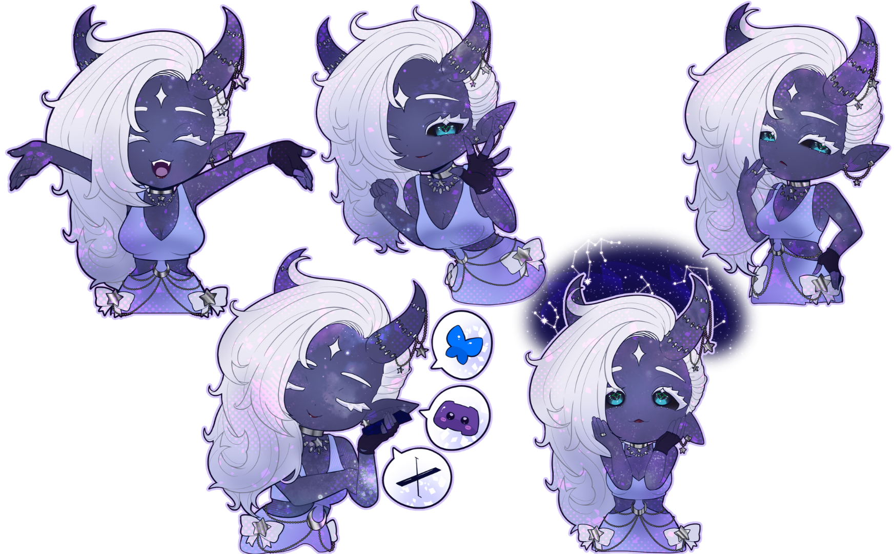 Twitch Panel Art by Megafaunae