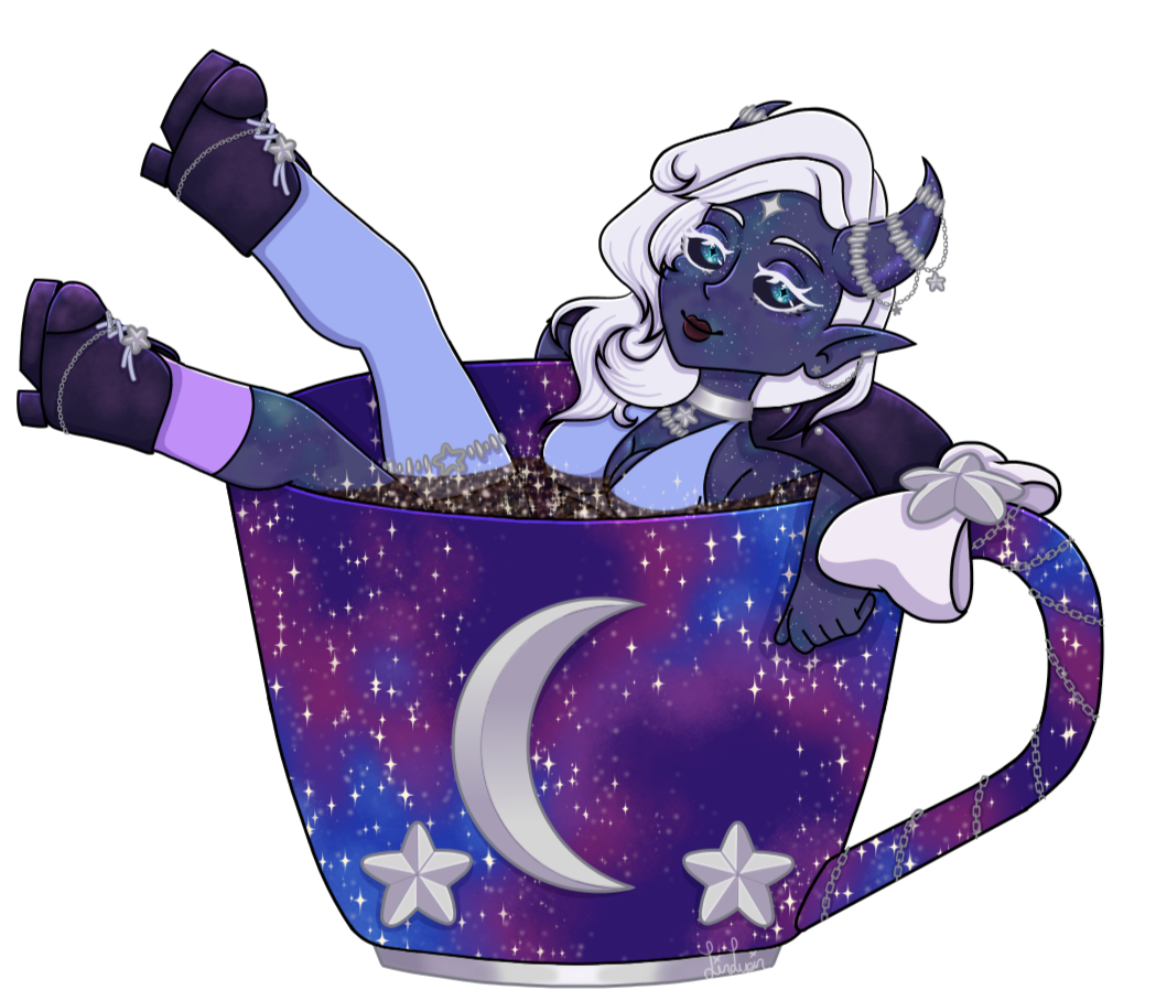 Coffee Cup art by Linlupin