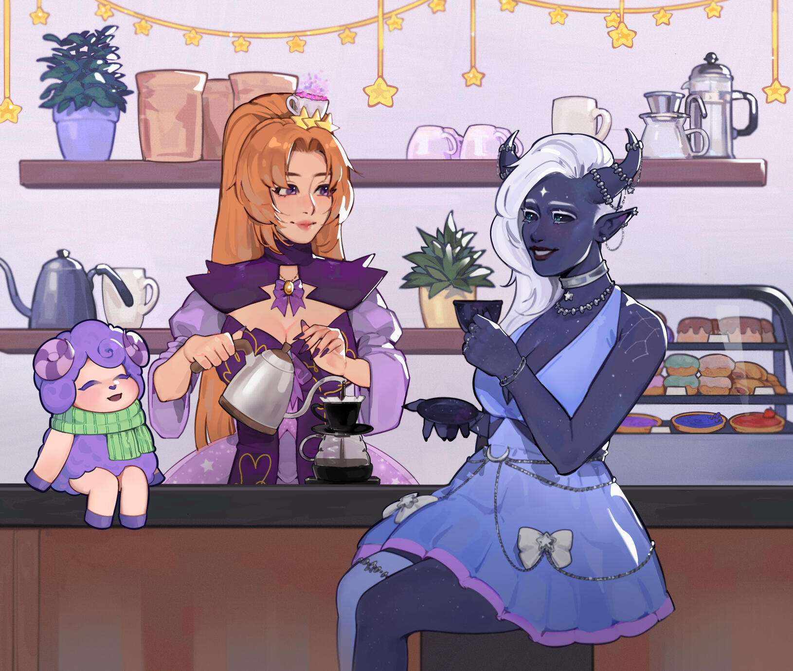 Zal and Ceres by Azuriota
